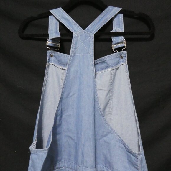 BELINDA | large | Lightweight Faded Blue Denim Overalls With Pockets | NWT - Picture 11 of 16